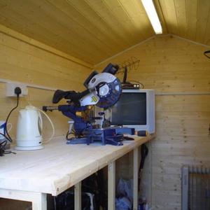 completed shed conversion.