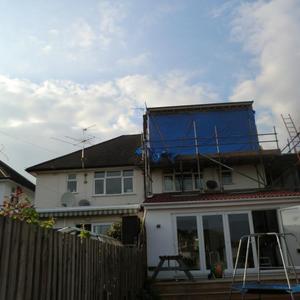 Flue and loft conversion