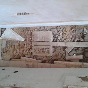 Mould underneath floorboard