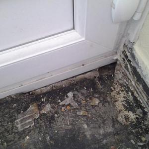 gap around door frame