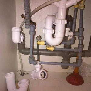 Washing machine plumbing
