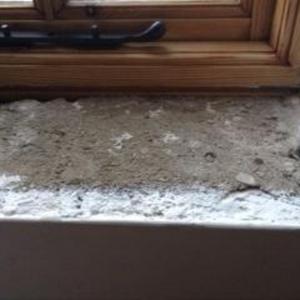 Kitchen window sill tiles