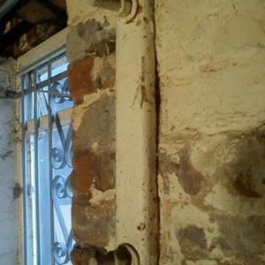 Basement wall brace.