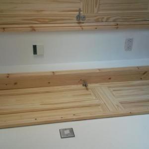 pine door, skirting and architrave