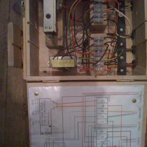 Wooden Tupper wiring