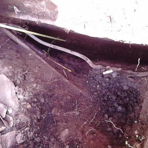 Replacing lead water main