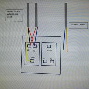 wiring 2 way lighting