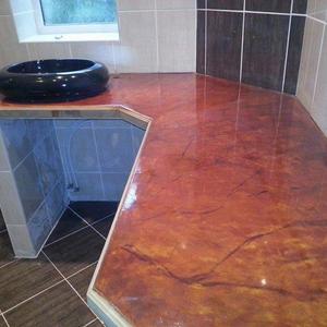house floor/ bathroom worktop