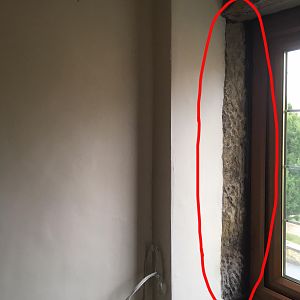 Masonry window frame