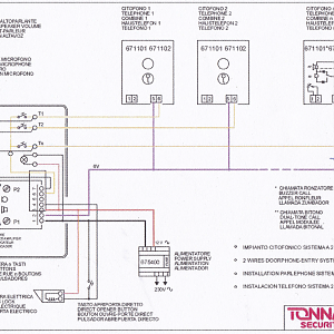 ACET TONNA - 2-WIRE-7-WAY INTERCOM
