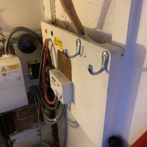Meter under the stairs