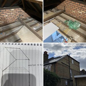 Lofts brick block dormer cheeks