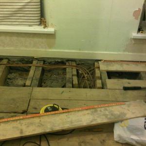 heating system and new joists?