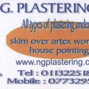 plastering