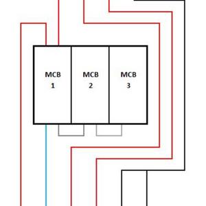 Indo School MCB wiring