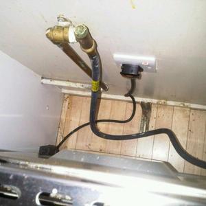 Dishwasher installation