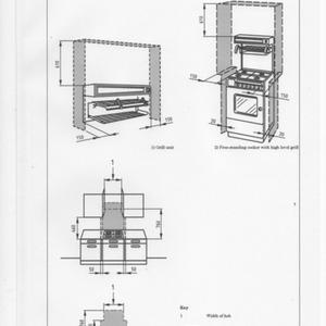 cooker hob clearences