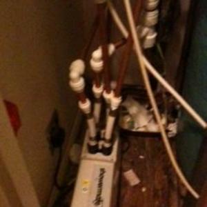 Hot water cylinder/pump