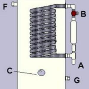 direct thermal store cylinder