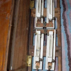 Old lighting fuse board