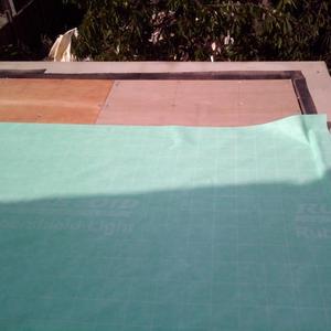 Zinc roof