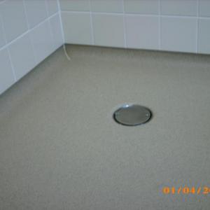 wet room floor