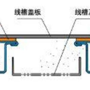 OAL raised floor sectional drawing