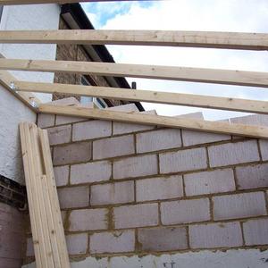 Roof batterns going up