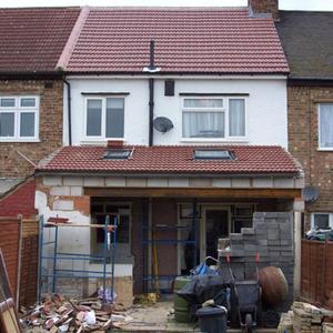 Roof almost finished