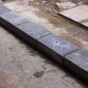 starting to build up new wall