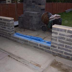 Wall finished ready for windows and doors