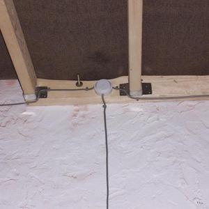 Temp lighting for working after dark