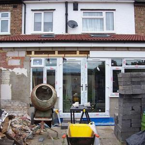 outside view half way between cladding.