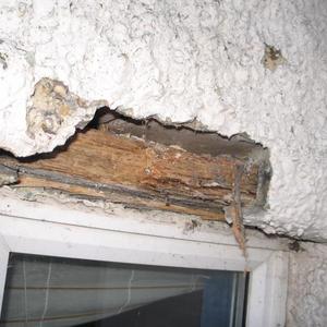 Close up of the window