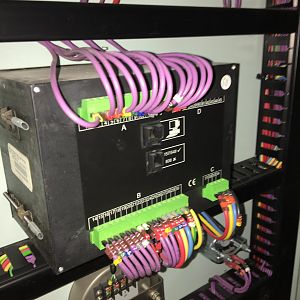 Back of control module close up