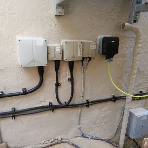 Power feeds all in place