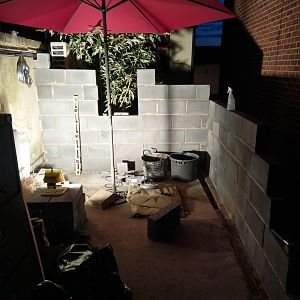 Two walls nearly done