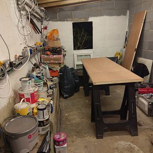 Walls finished and electrics going in