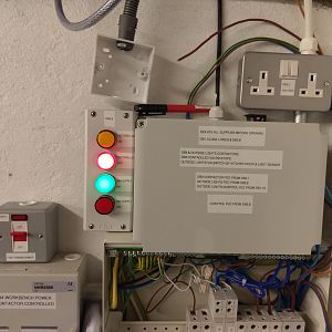 Contactors box finishedand labeled