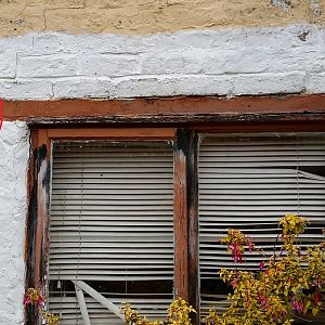 Cracked Lintel And Old Window Edit