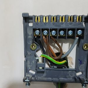 Backplate of existing Danfoss controller