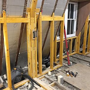 Rebuilt dwarf wall studs