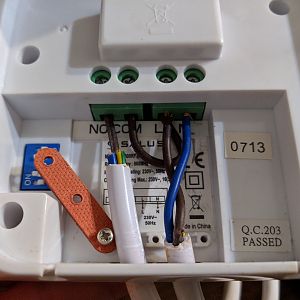 Existing Salus RT500RF Wiring