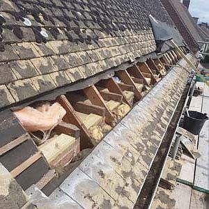 full openeing in roof