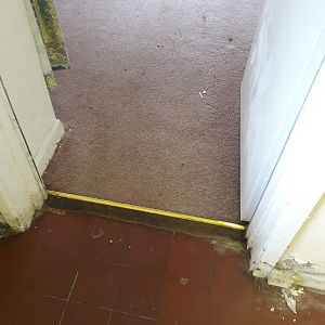 10 - Kitchen Living Room Threshold  New And Old Building Join