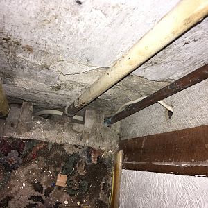 gas and electrical cable in