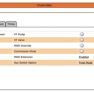 DDC420 - heating mode settings 2