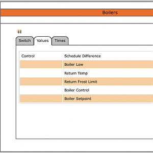 DDC40 - Return temp etc values