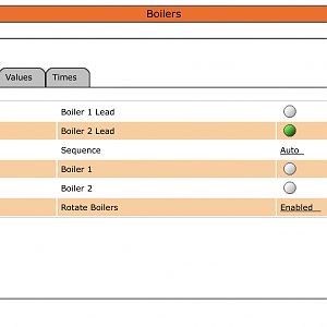 DDC420 - Boiler status