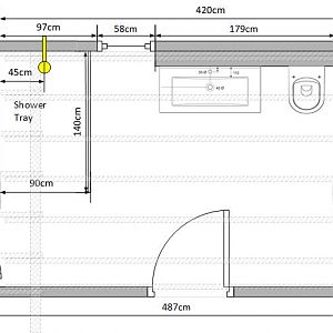 Original Waste Pipe Runs
